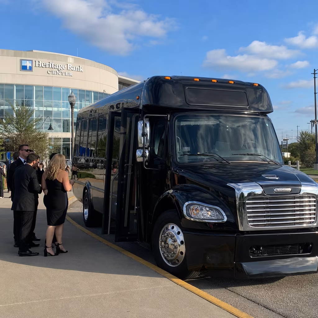 Rent a Bus to Heritage Bank Center