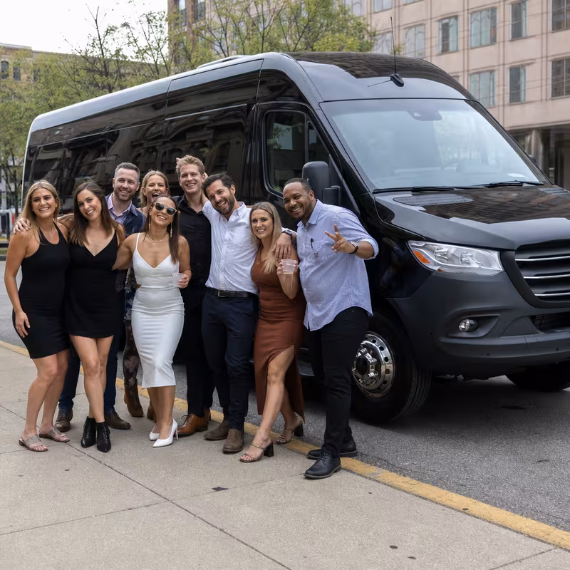 Cincinnati Bachelor & Bachelorette Transportation fleet vehicle