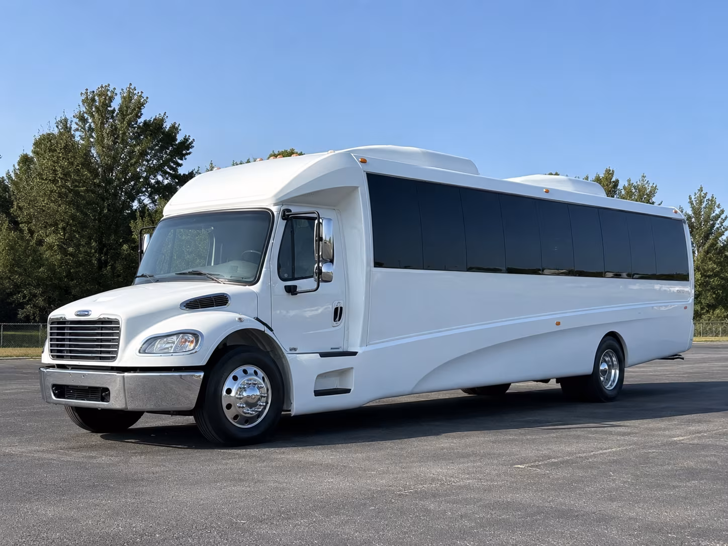 Cincinnati Wedding Transportation party bus exterior