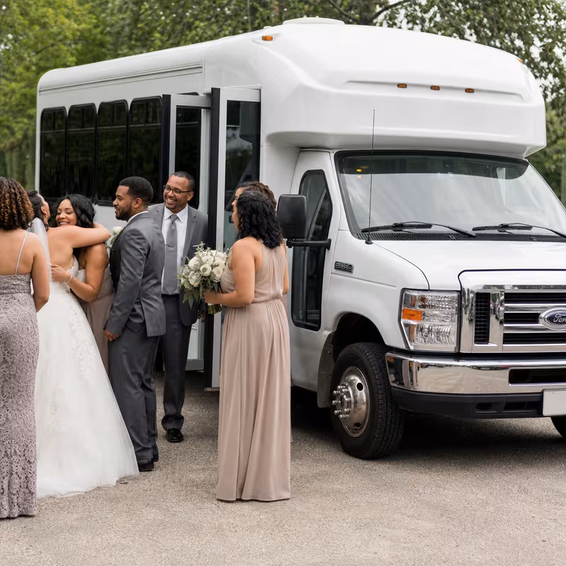 Cincinnati Wedding Transportation fleet vehicle