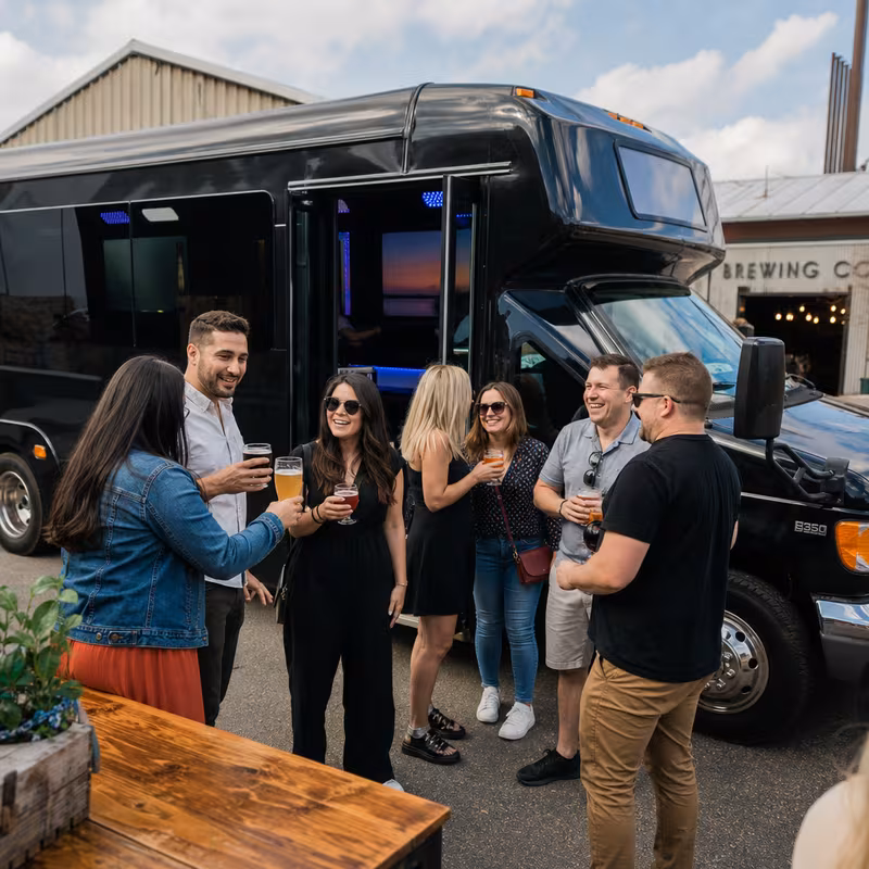 Cincinnati Winery & Brewery Tour Transportation fleet vehicle