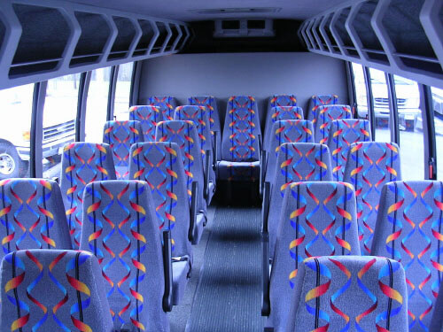 Louisville 24 Passenger Mini Bus Interior