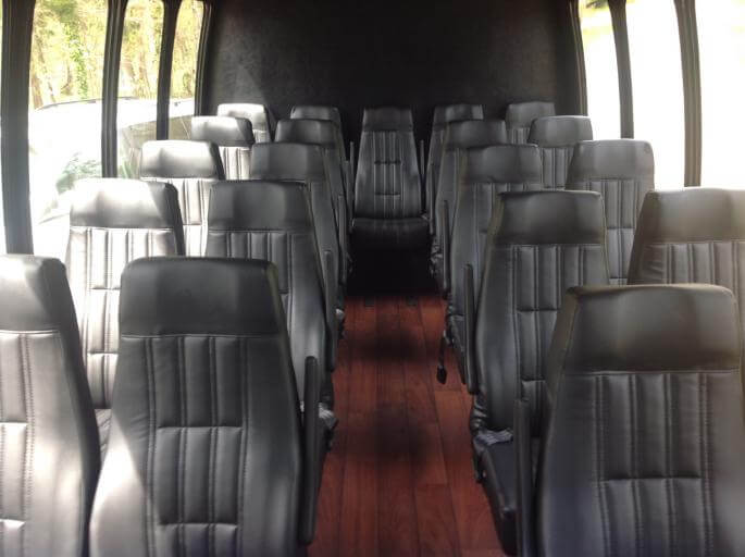 Columbus 30 Passenger Shuttle Bus Interior