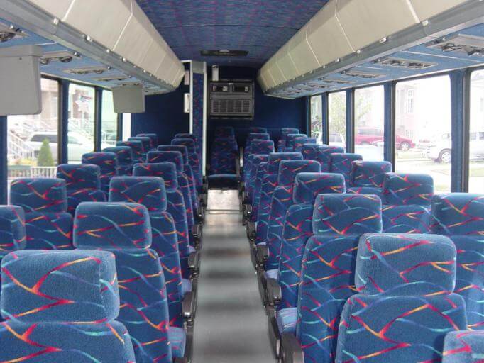 Columbus 35 Passenger Shuttle Bus Interior