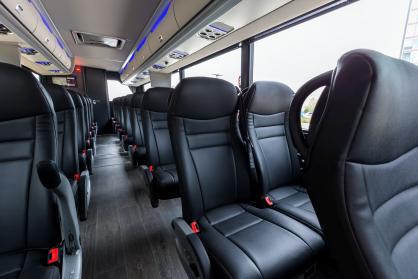 Columbus 45 Passenger Mini Coach Interior